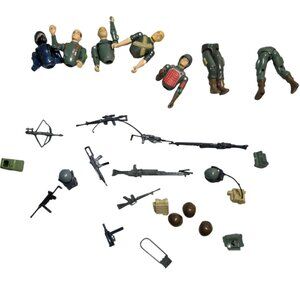26 Misc Pieces G.I. Joe 3.75" Action Figures early 1980's.